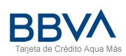 Tarjeta Aqua BBVA Más