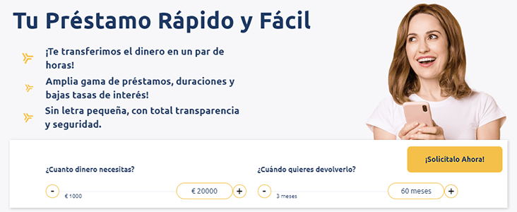 Simulador de créditos Fidea