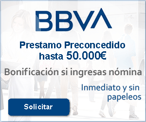 Préstamo Preconcedido Online BBVA hasta 50.000 € 