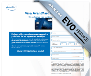 Tarjetas de crédito Visa y Mastercard Avantcard - Gratuita y sin cambiar de banco