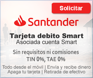 Tarjeta Débito Santander Smart