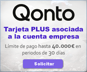 ▷ QONTO TARJETA PLUS → Tarjeta hasta 40.000 €【Alternativas 2022】