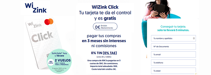 Como solicitar la Tarjeta Winzink Clic