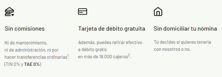 Condicione de Unicaja Cuenta Online Tarjeta de Débito