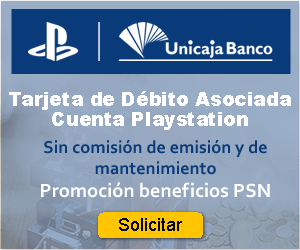 Unicaja Tarjeta débito Playstation