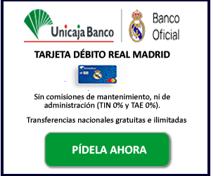 Unicaja Tarjeta débito Real Madrid