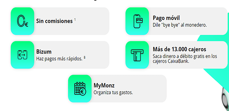 Ventajas Tarjeta Débito Imagin Bank