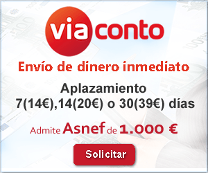 Viaconto - Mini-préstamos sin nómina con ASNEF