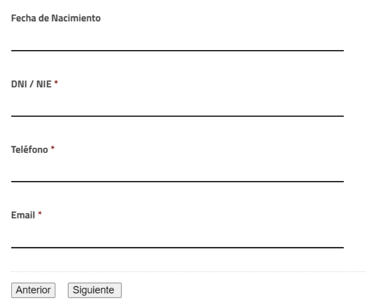 Simulación Préstamo Kapital.es - Formulario de datos personales del solicitante (segunda parte)